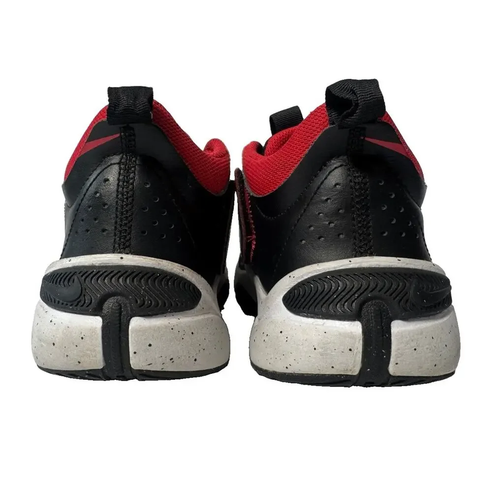 Nike Team Hustle D 11 Youth 5.5Y Black White Red Basketball Shoes DV8996-003